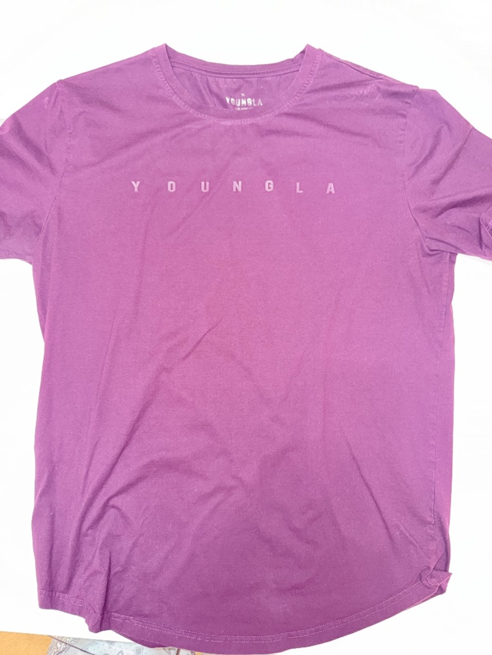 YoungLA Purple Performance Gym T-Shirt Men’s XL